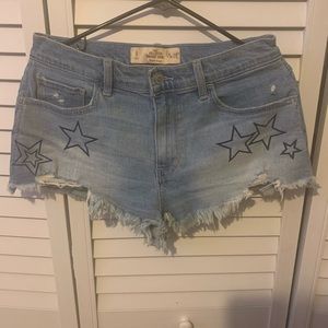 Denim Hollister Shorts